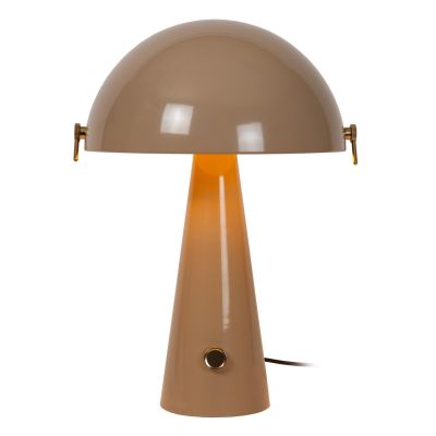 Lucide BARONE - Table lamp - Ø 38 cm - 1xE27 - Taupe - Vibes